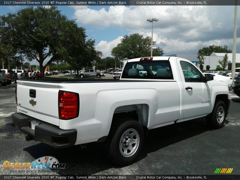 2017 Chevrolet Silverado 1500 WT Regular Cab Summit White / Dark Ash/Jet Black Photo #5