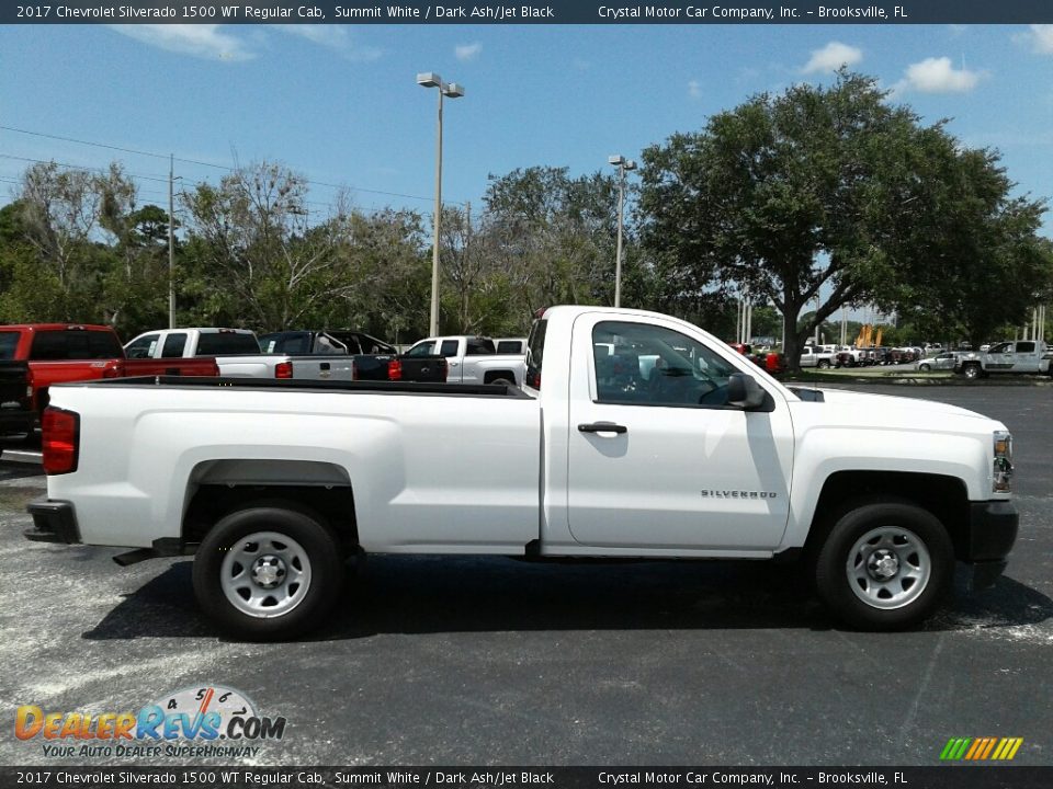 2017 Chevrolet Silverado 1500 WT Regular Cab Summit White / Dark Ash/Jet Black Photo #6
