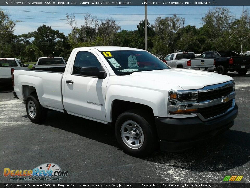 2017 Chevrolet Silverado 1500 WT Regular Cab Summit White / Dark Ash/Jet Black Photo #7