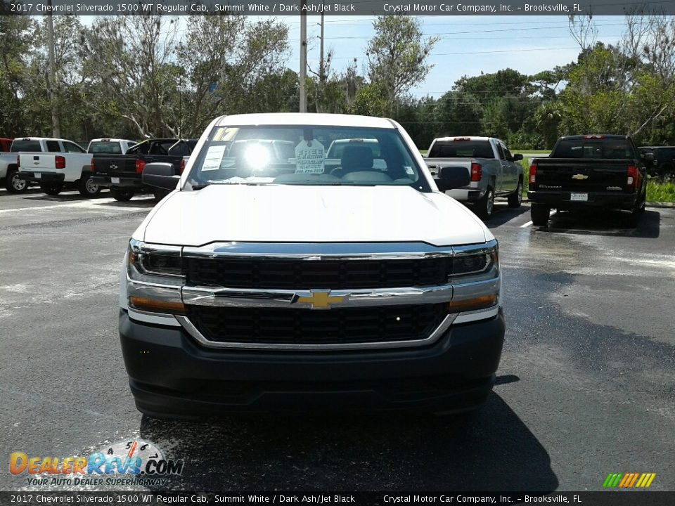 2017 Chevrolet Silverado 1500 WT Regular Cab Summit White / Dark Ash/Jet Black Photo #8