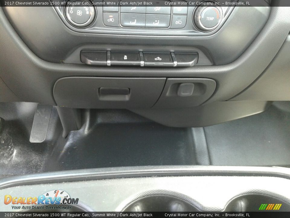2017 Chevrolet Silverado 1500 WT Regular Cab Summit White / Dark Ash/Jet Black Photo #16