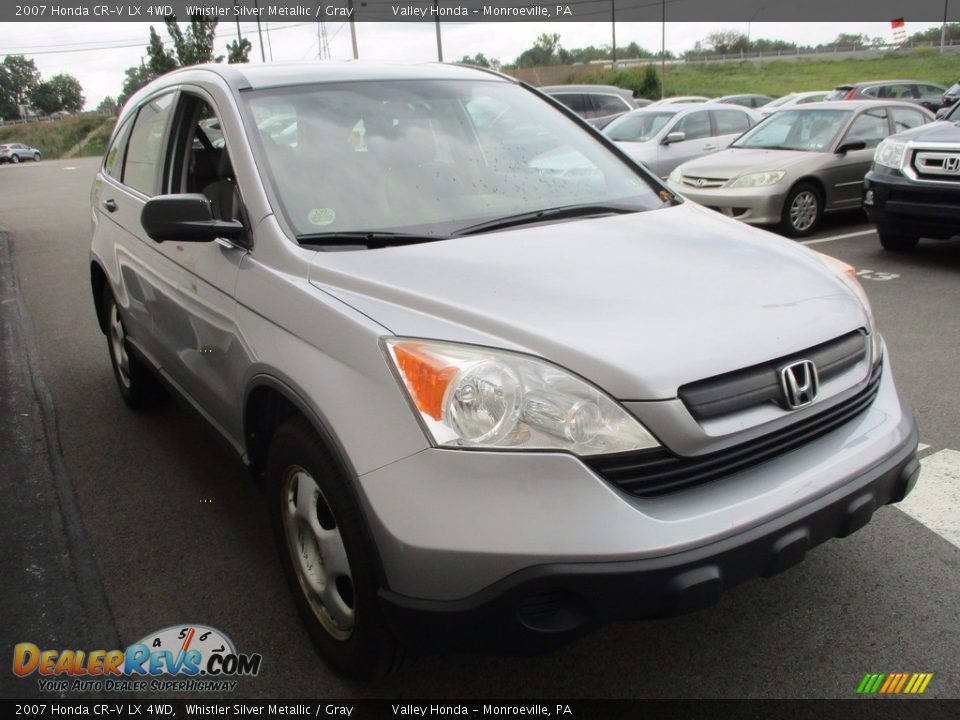 2007 Honda CR-V LX 4WD Whistler Silver Metallic / Gray Photo #7