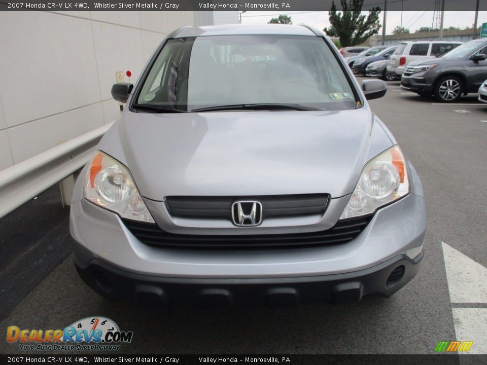 2007 Honda CR-V LX 4WD Whistler Silver Metallic / Gray Photo #8