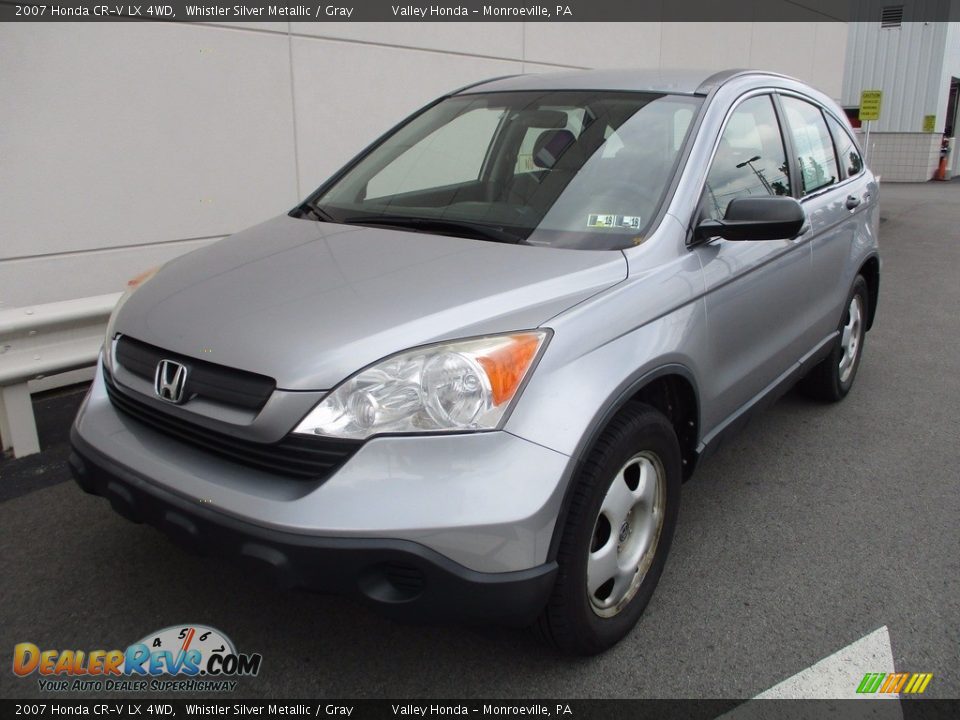 2007 Honda CR-V LX 4WD Whistler Silver Metallic / Gray Photo #9