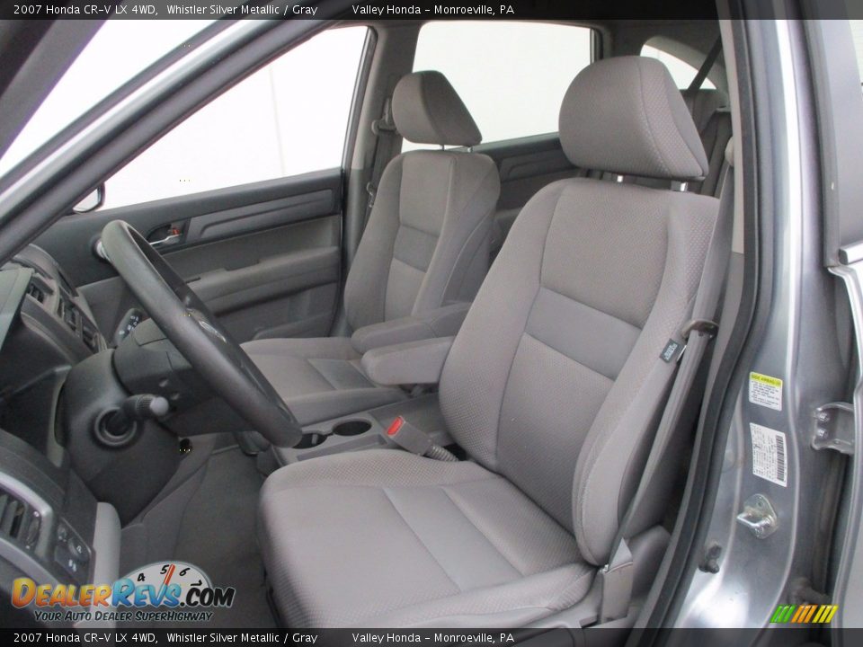 2007 Honda CR-V LX 4WD Whistler Silver Metallic / Gray Photo #11