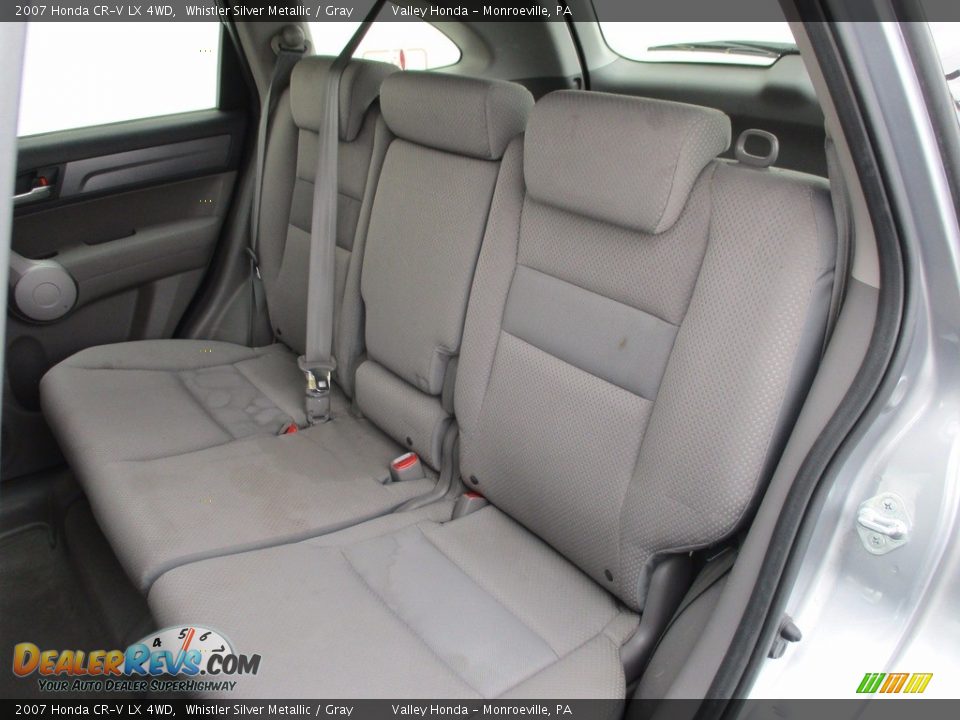 2007 Honda CR-V LX 4WD Whistler Silver Metallic / Gray Photo #12