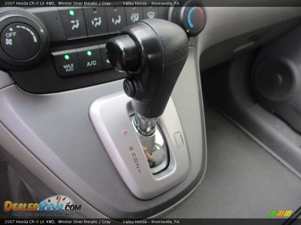 2007 Honda CR-V LX 4WD Whistler Silver Metallic / Gray Photo #14