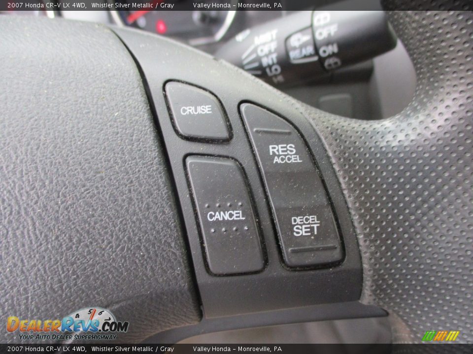 2007 Honda CR-V LX 4WD Whistler Silver Metallic / Gray Photo #16