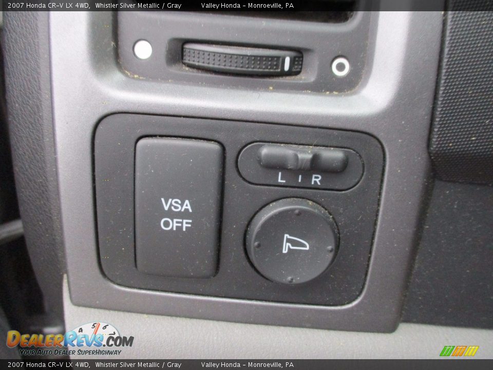 2007 Honda CR-V LX 4WD Whistler Silver Metallic / Gray Photo #18