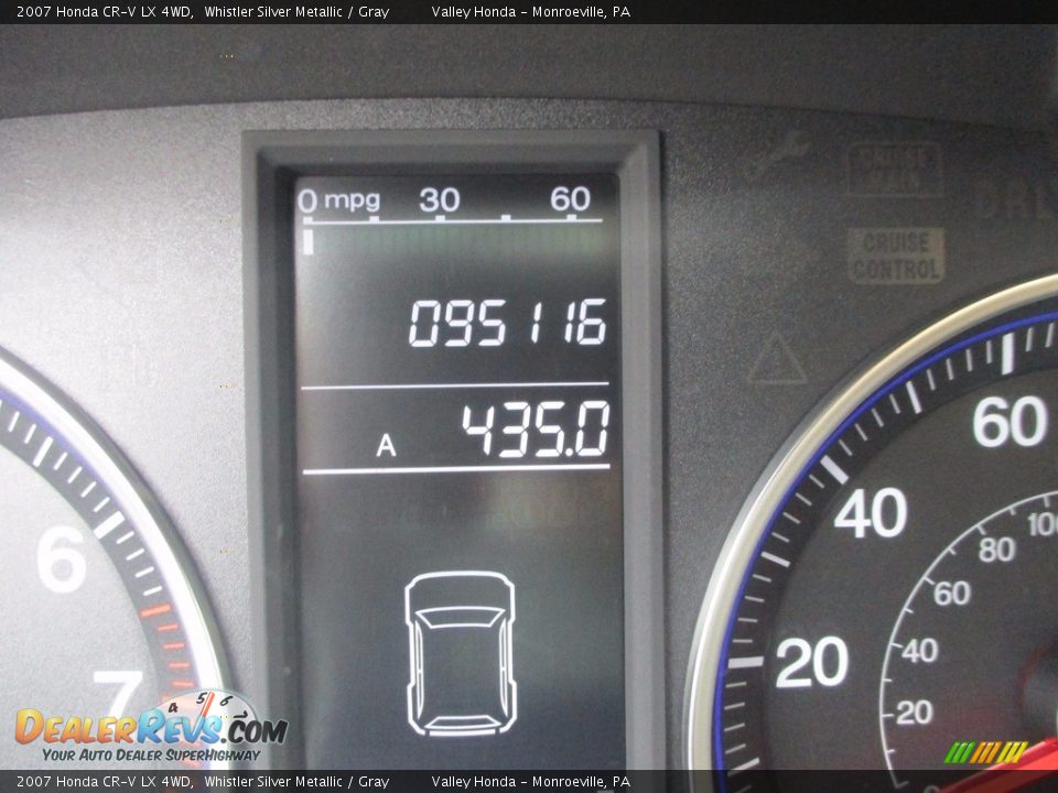 2007 Honda CR-V LX 4WD Whistler Silver Metallic / Gray Photo #20