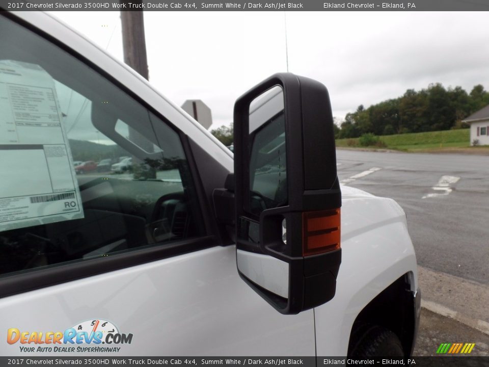 2017 Chevrolet Silverado 3500HD Work Truck Double Cab 4x4 Summit White / Dark Ash/Jet Black Photo #13