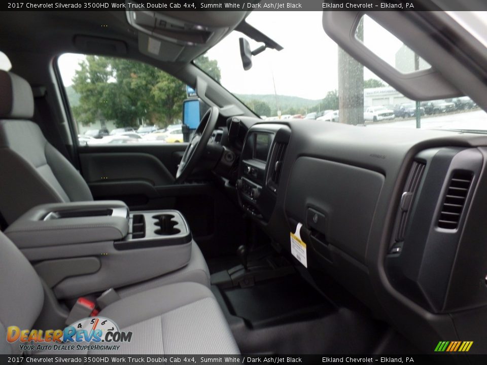 2017 Chevrolet Silverado 3500HD Work Truck Double Cab 4x4 Summit White / Dark Ash/Jet Black Photo #18