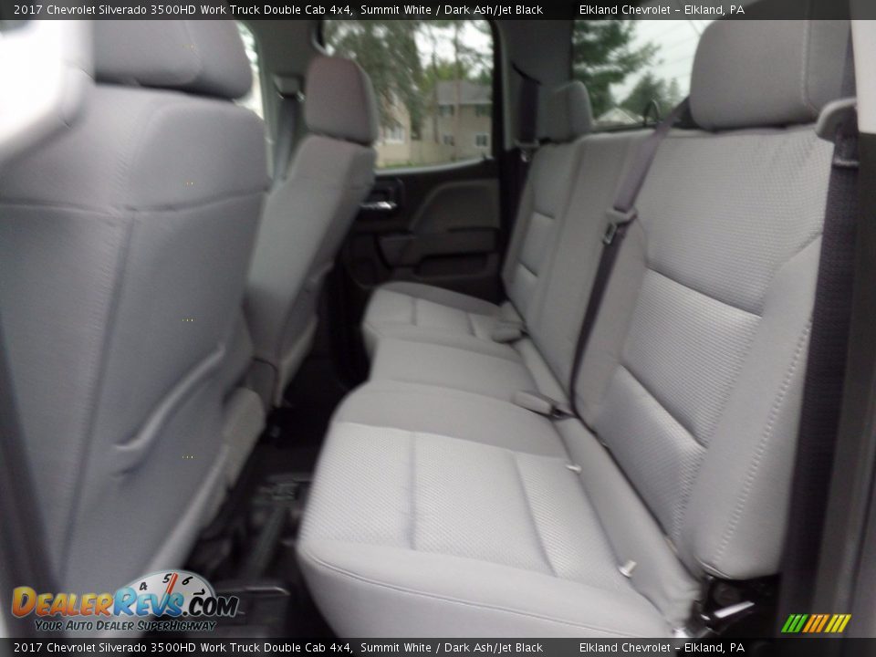 2017 Chevrolet Silverado 3500HD Work Truck Double Cab 4x4 Summit White / Dark Ash/Jet Black Photo #21