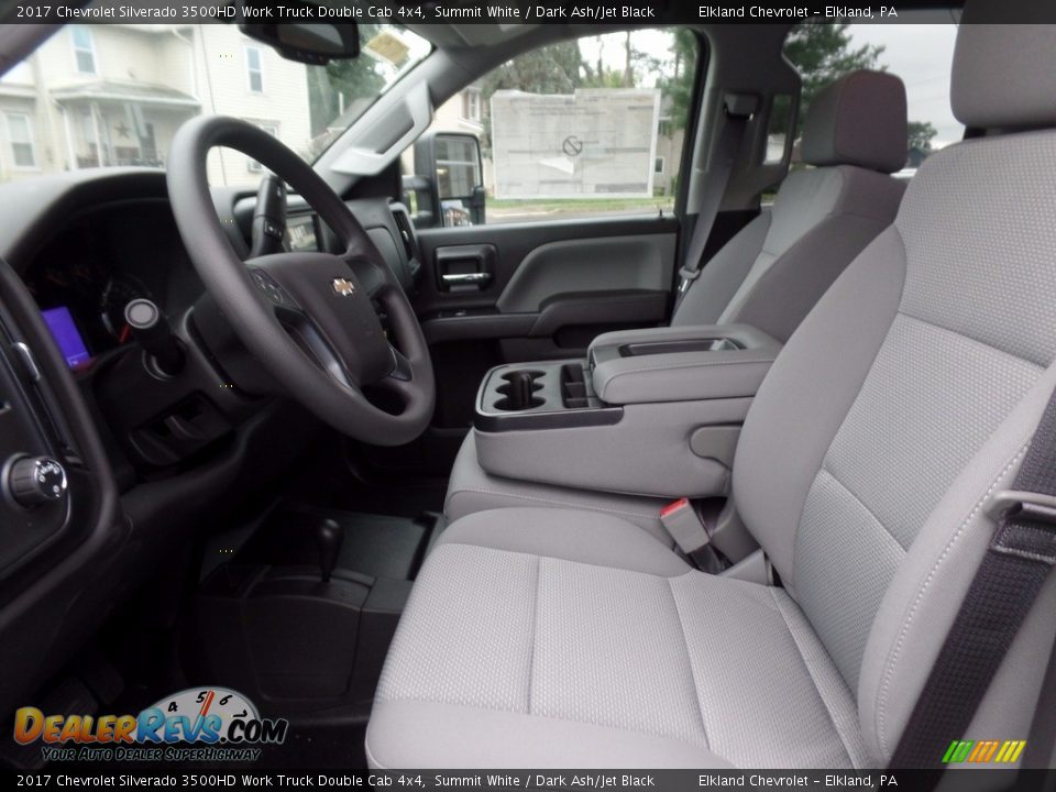 2017 Chevrolet Silverado 3500HD Work Truck Double Cab 4x4 Summit White / Dark Ash/Jet Black Photo #22