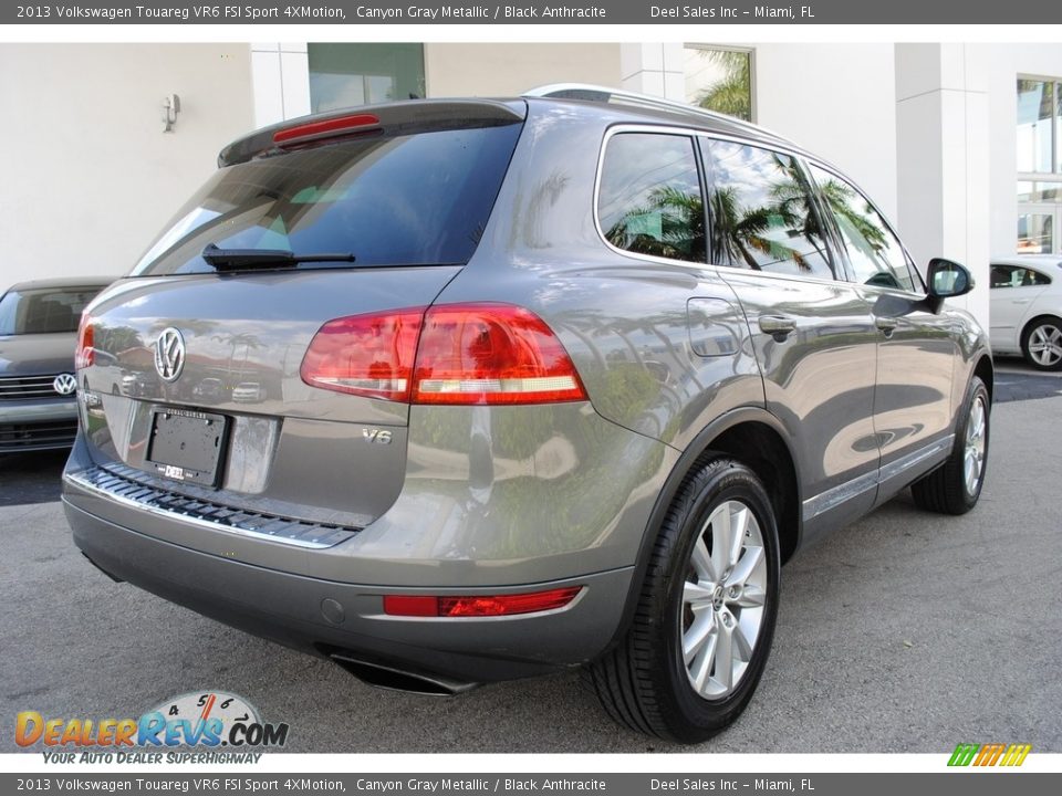 2013 Volkswagen Touareg VR6 FSI Sport 4XMotion Canyon Gray Metallic / Black Anthracite Photo #10