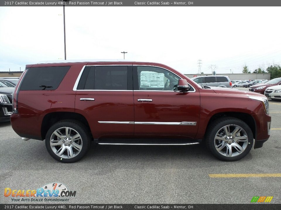 Red Passion Tintcoat 2017 Cadillac Escalade Luxury 4WD Photo #2