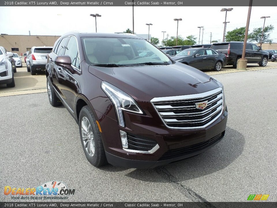 2018 Cadillac XT5 Luxury AWD Deep Amethyst Metallic / Cirrus Photo #1