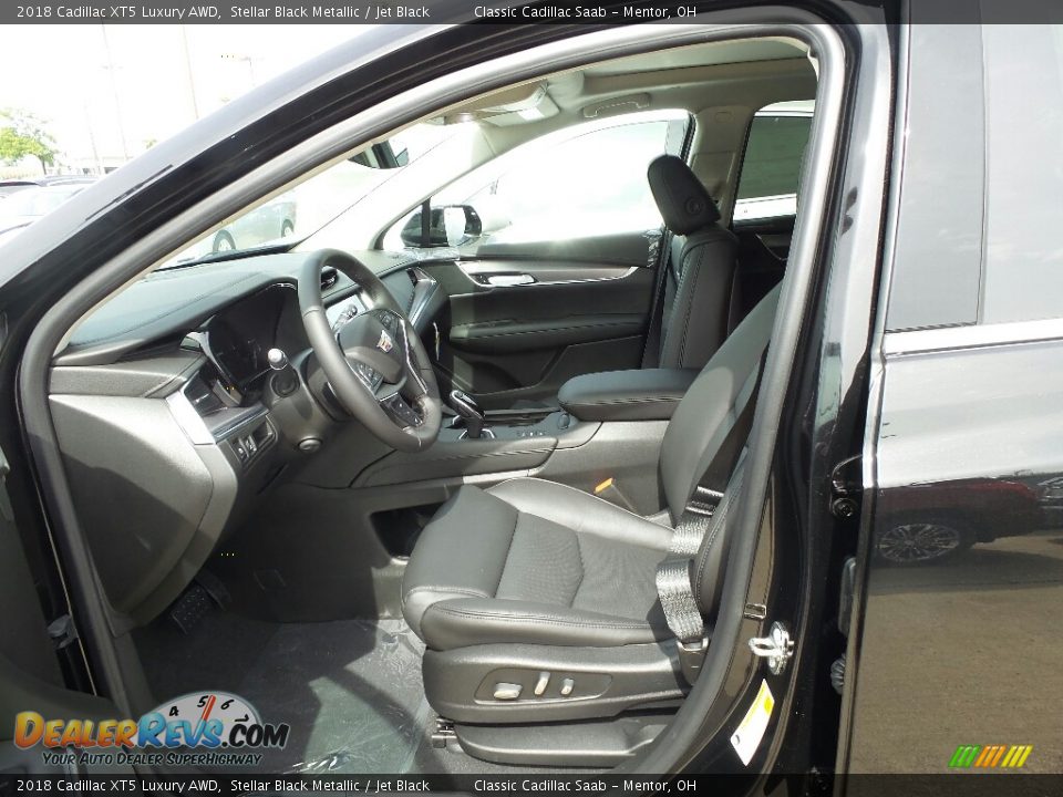 Jet Black Interior - 2018 Cadillac XT5 Luxury AWD Photo #3