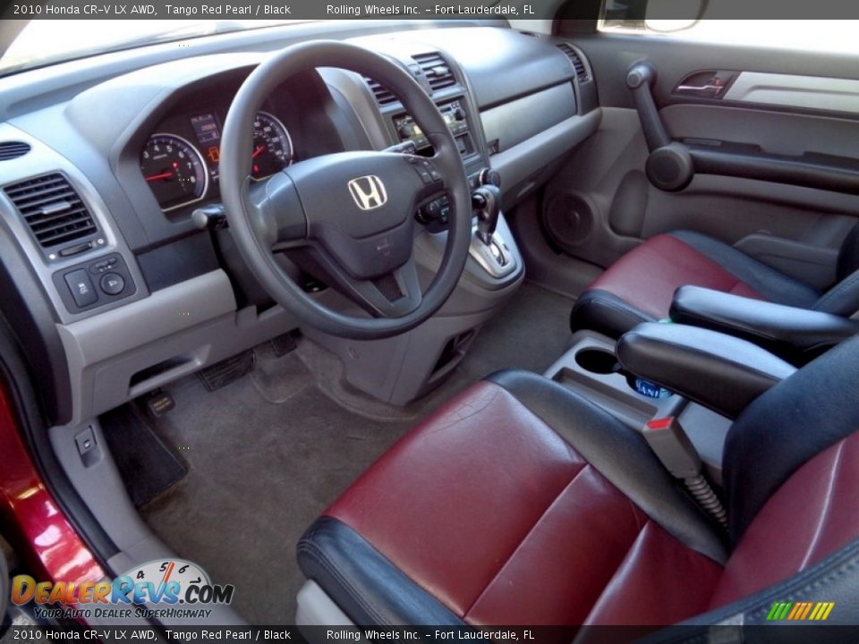 2010 Honda CR-V LX AWD Tango Red Pearl / Black Photo #10