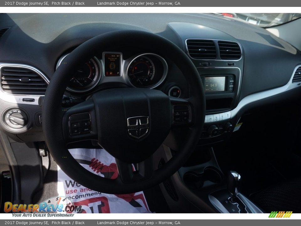 2017 Dodge Journey SE Pitch Black / Black Photo #7