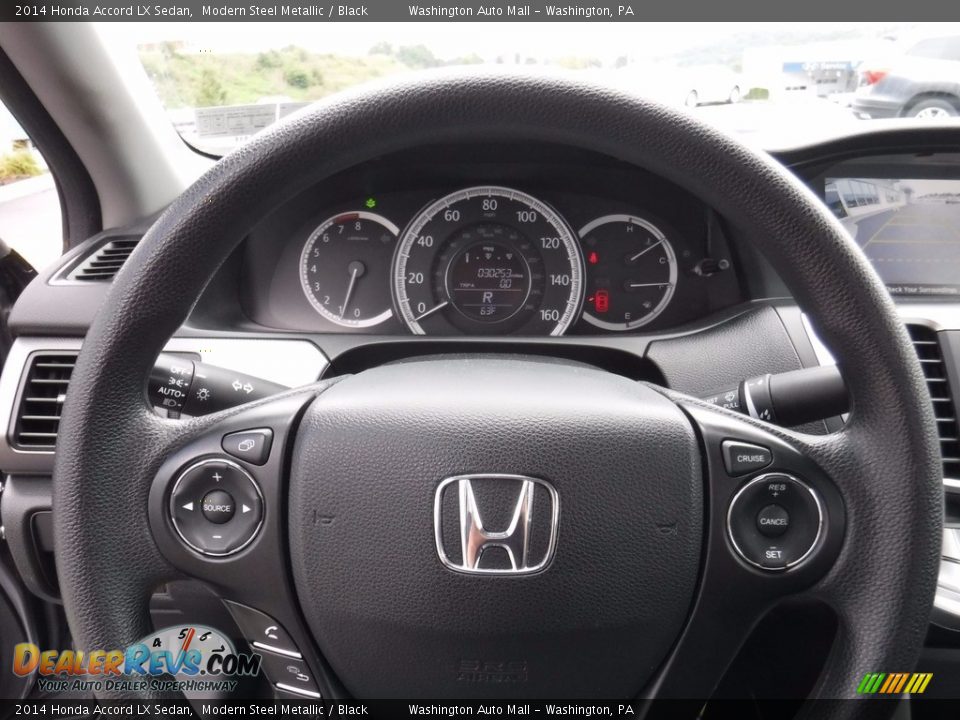 2014 Honda Accord LX Sedan Modern Steel Metallic / Black Photo #18
