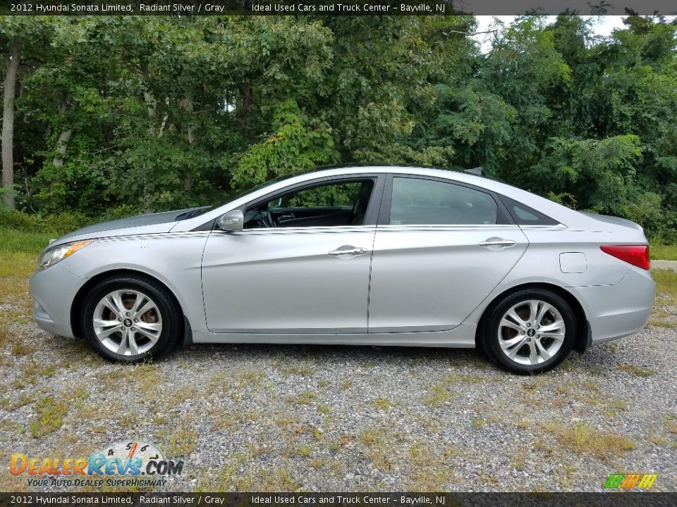 2012 Hyundai Sonata Limited Radiant Silver / Gray Photo #2