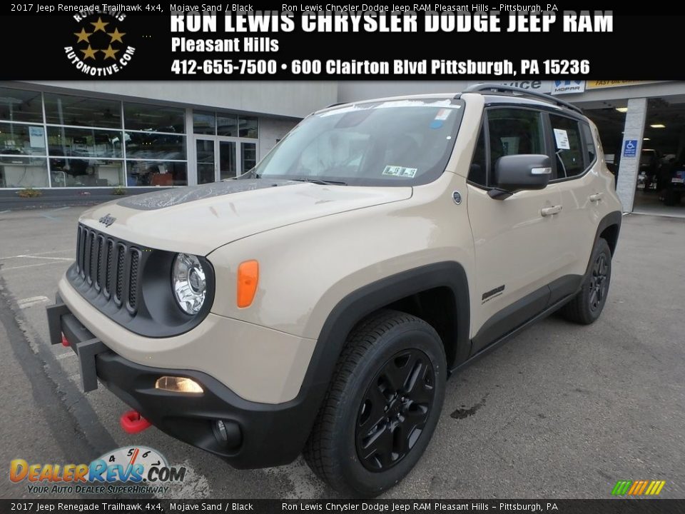 2017 Jeep Renegade Trailhawk 4x4 Mojave Sand / Black Photo #1