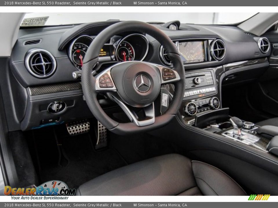 2018 Mercedes-Benz SL 550 Roadster Steering Wheel Photo #6