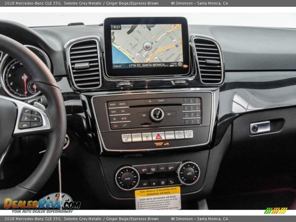 2018 Mercedes-Benz GLE 350 Selenite Grey Metallic / Ginger Beige/Espresso Brown Photo #5