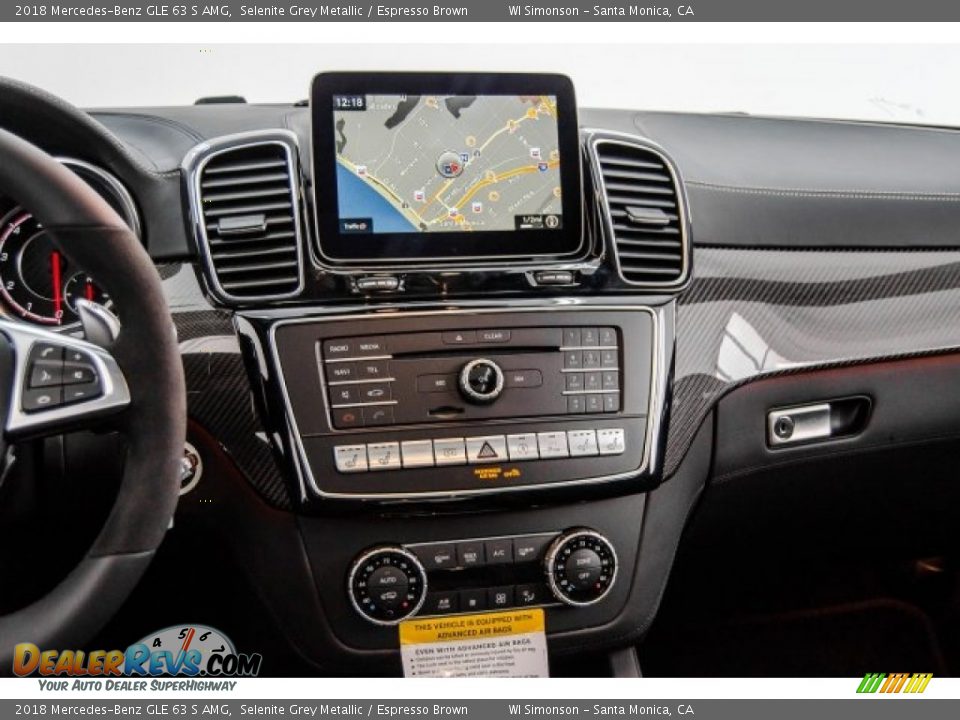 2018 Mercedes-Benz GLE 63 S AMG Selenite Grey Metallic / Espresso Brown Photo #5