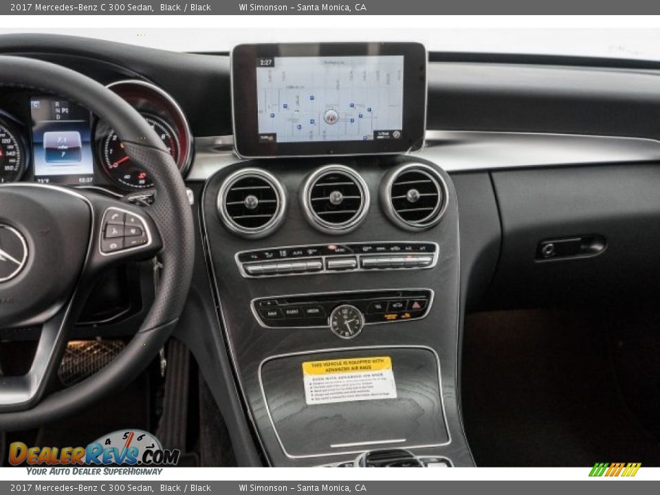 2017 Mercedes-Benz C 300 Sedan Black / Black Photo #5