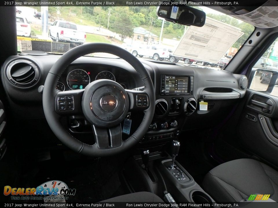 2017 Jeep Wrangler Unlimited Sport 4x4 Extreme Purple / Black Photo #12
