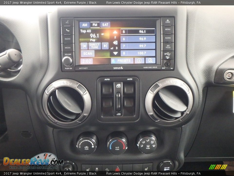 2017 Jeep Wrangler Unlimited Sport 4x4 Extreme Purple / Black Photo #15