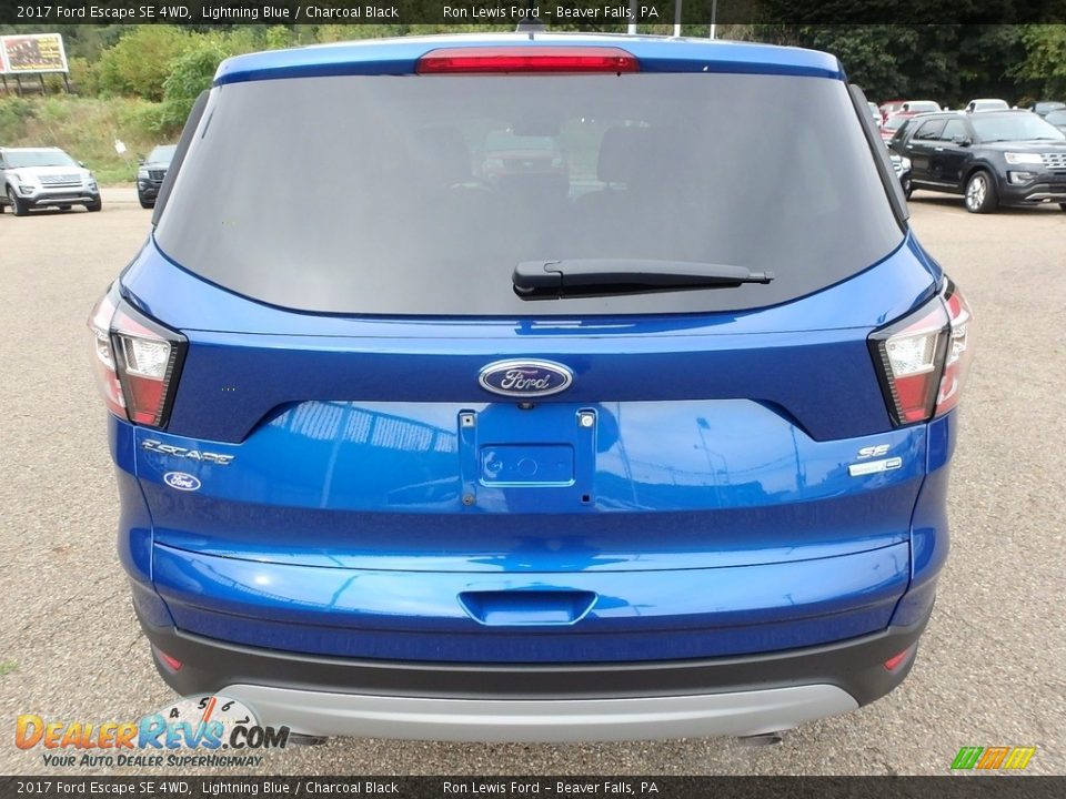 2017 Ford Escape SE 4WD Lightning Blue / Charcoal Black Photo #3