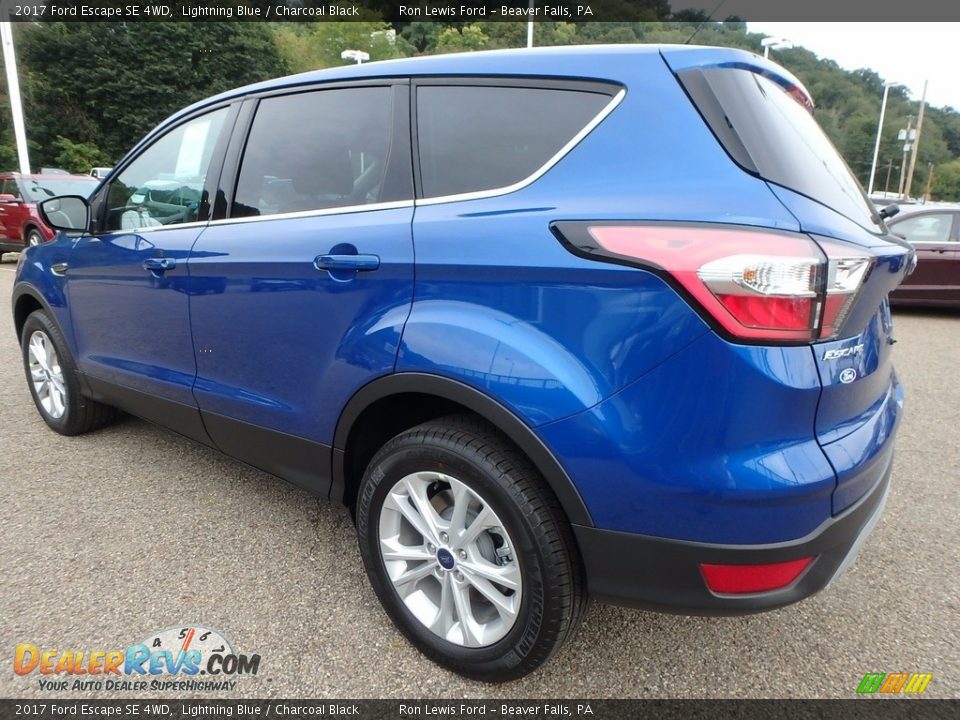 2017 Ford Escape SE 4WD Lightning Blue / Charcoal Black Photo #5
