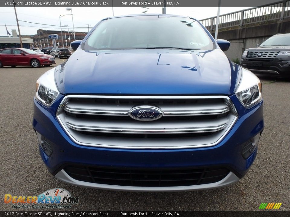 2017 Ford Escape SE 4WD Lightning Blue / Charcoal Black Photo #8