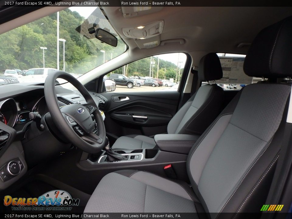 2017 Ford Escape SE 4WD Lightning Blue / Charcoal Black Photo #11