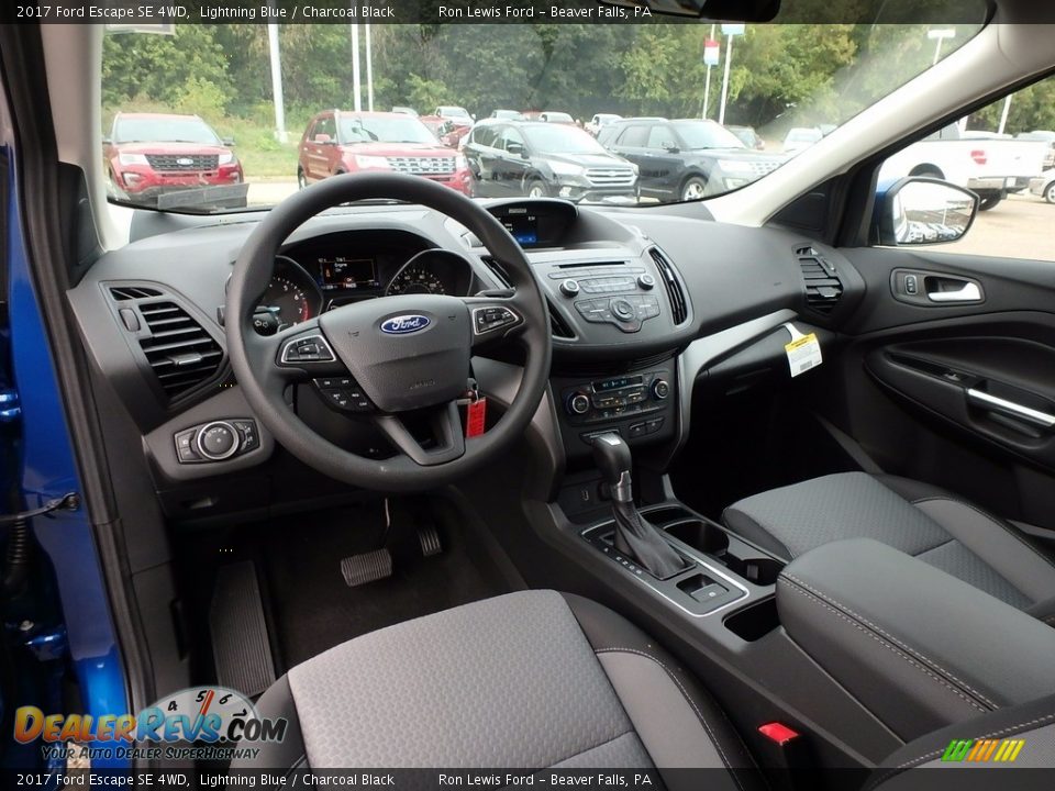 2017 Ford Escape SE 4WD Lightning Blue / Charcoal Black Photo #13