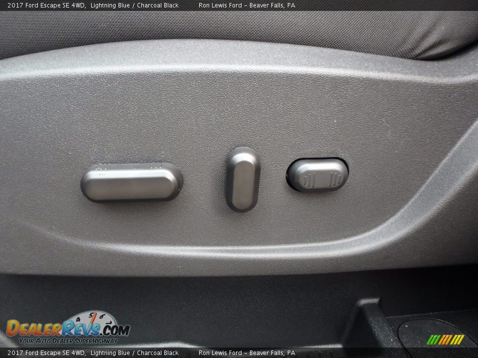 2017 Ford Escape SE 4WD Lightning Blue / Charcoal Black Photo #16