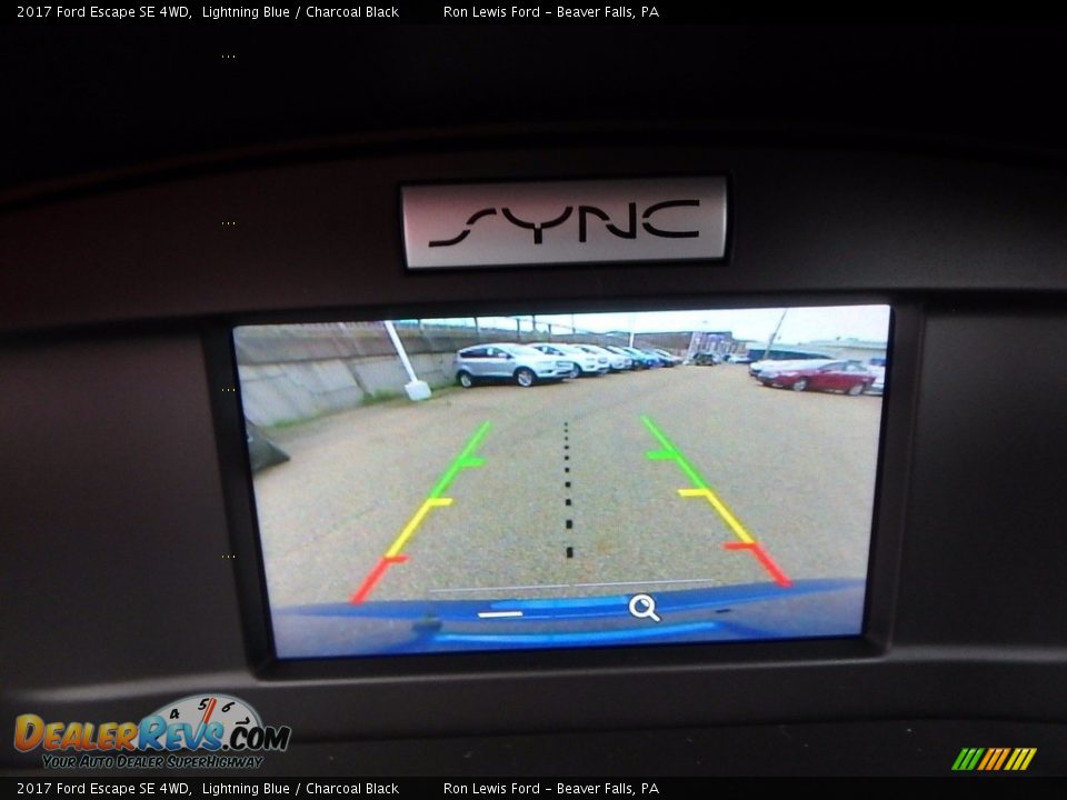 2017 Ford Escape SE 4WD Lightning Blue / Charcoal Black Photo #18