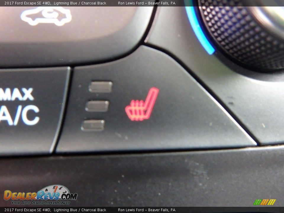 2017 Ford Escape SE 4WD Lightning Blue / Charcoal Black Photo #20