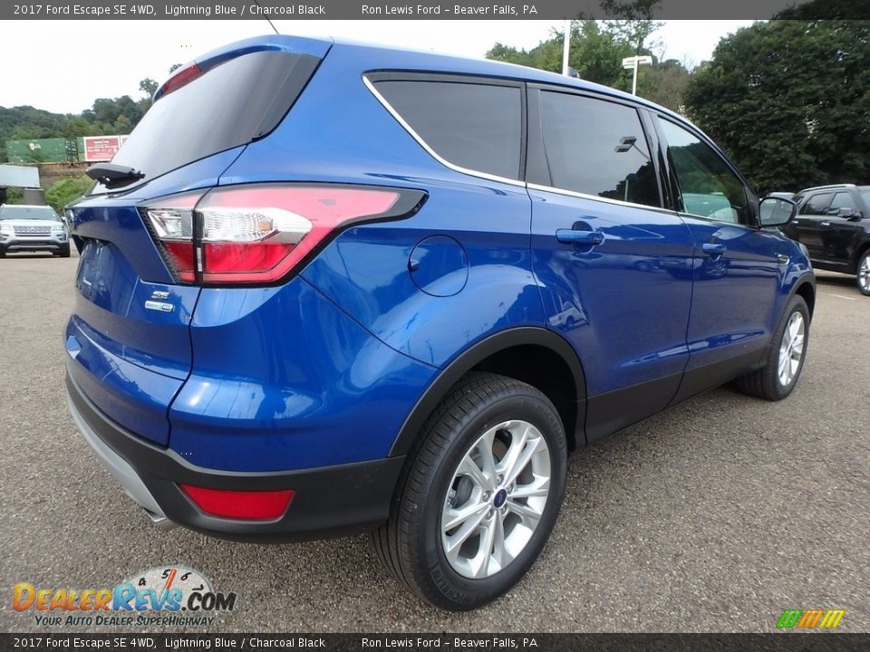2017 Ford Escape SE 4WD Lightning Blue / Charcoal Black Photo #2