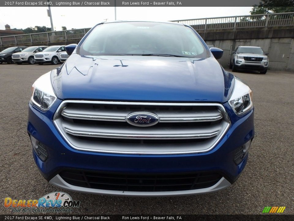 2017 Ford Escape SE 4WD Lightning Blue / Charcoal Black Photo #8