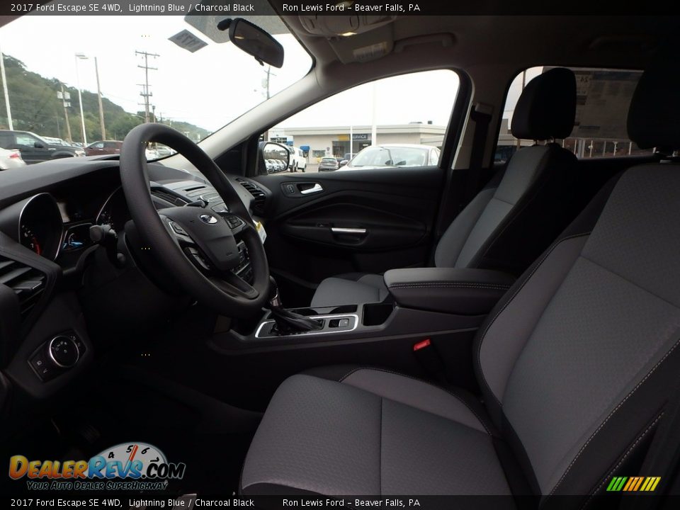 2017 Ford Escape SE 4WD Lightning Blue / Charcoal Black Photo #11