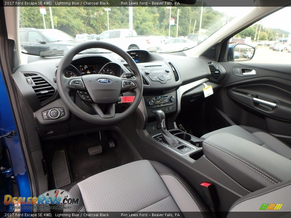 2017 Ford Escape SE 4WD Lightning Blue / Charcoal Black Photo #13