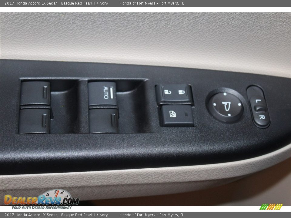 2017 Honda Accord LX Sedan Basque Red Pearl II / Ivory Photo #8