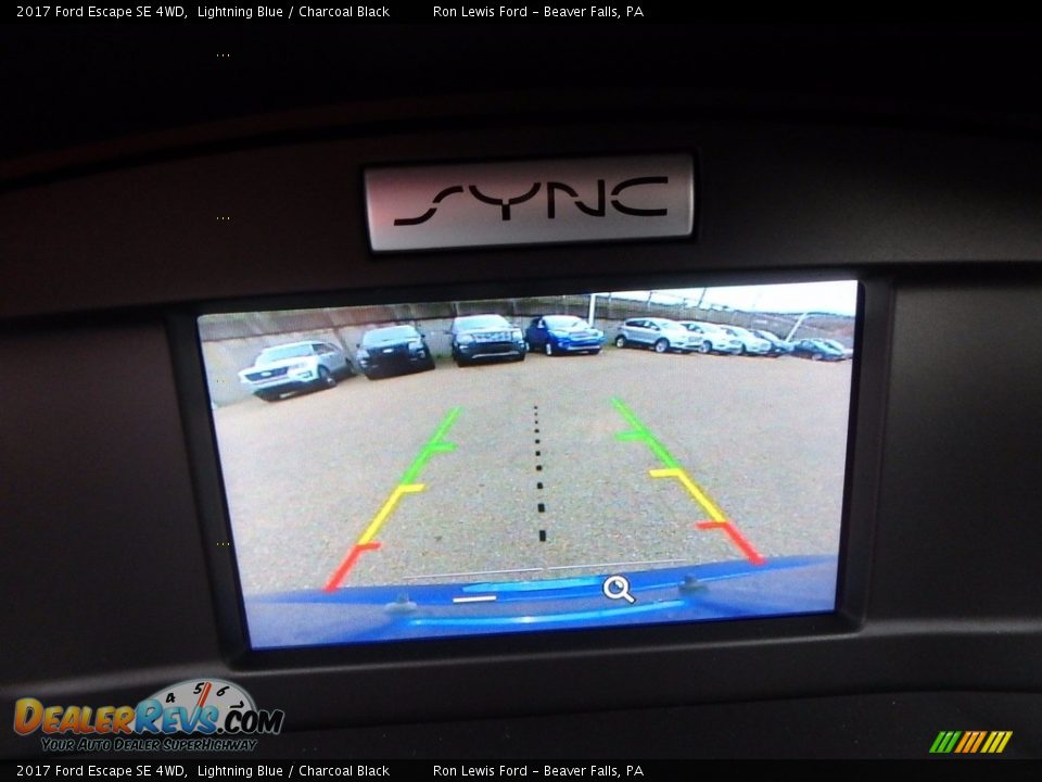 2017 Ford Escape SE 4WD Lightning Blue / Charcoal Black Photo #20