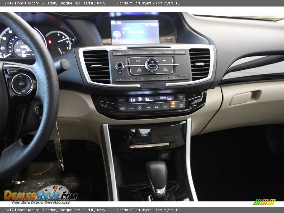 2017 Honda Accord LX Sedan Basque Red Pearl II / Ivory Photo #15