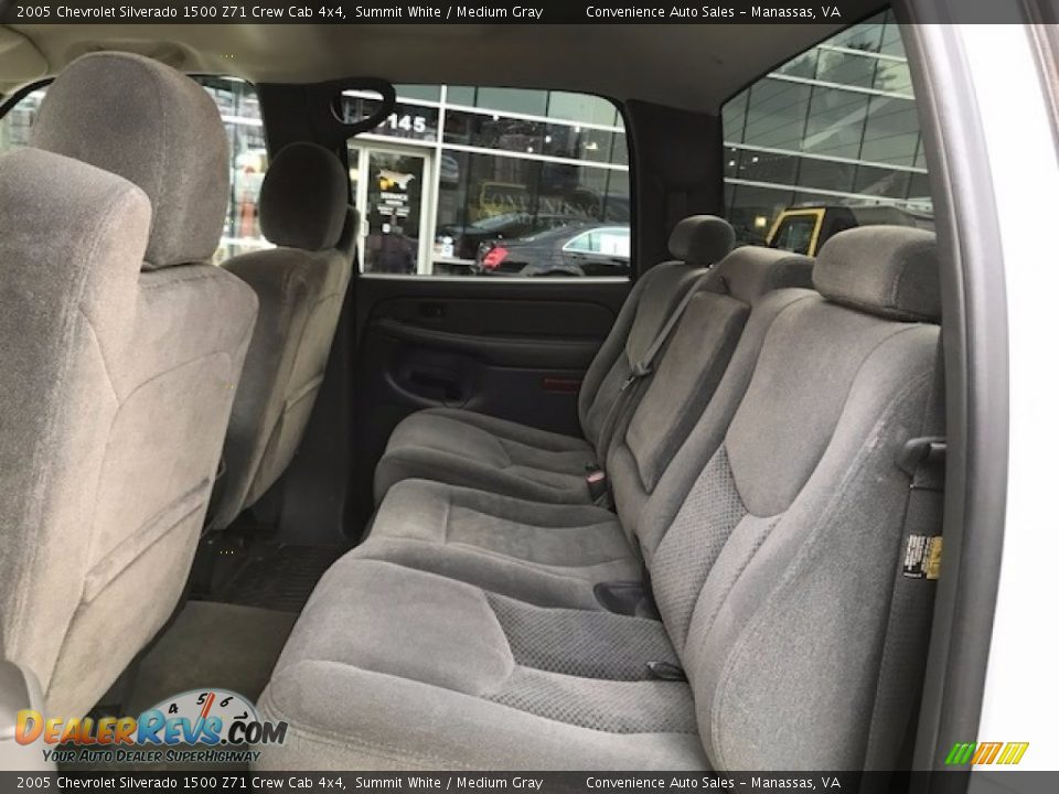 2005 Chevrolet Silverado 1500 Z71 Crew Cab 4x4 Summit White / Medium Gray Photo #8