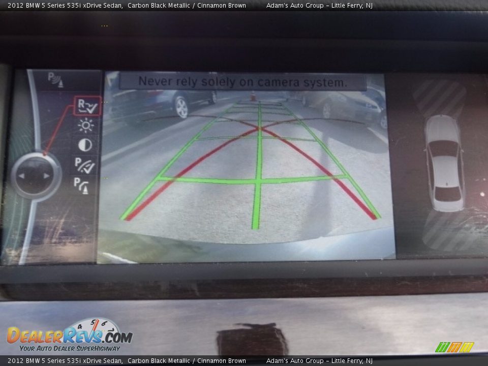 2012 BMW 5 Series 535i xDrive Sedan Carbon Black Metallic / Cinnamon Brown Photo #34